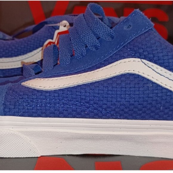 Vans Woven Check Old Skool True Navy/Snow White Men's 4.5/Women's 6 VN0A3WKT45N - Picture 6 of 12